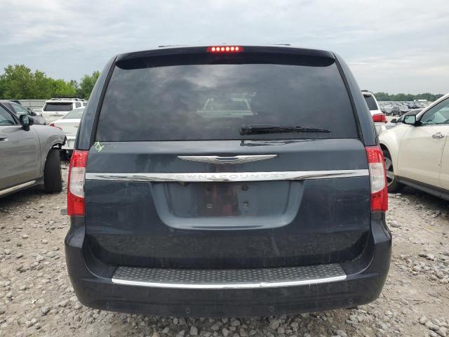 2C4RC1CG3DR805239 - 2013 CHRYSLER TOWN & COU TOURING L BLUE photo 6