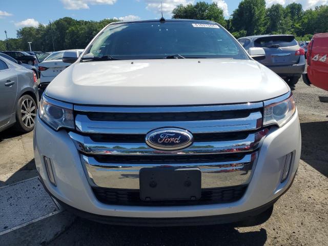 2FMDK4JC9DBE15071 - 2013 FORD EDGE SEL WHITE photo 5