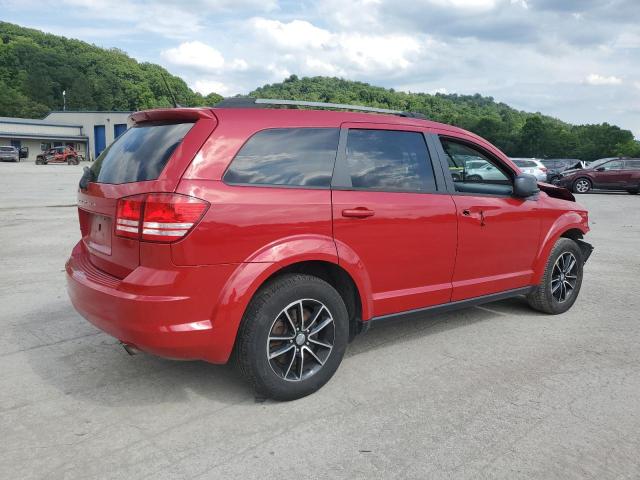 3C4PDCAB2HT607553 - 2017 DODGE JOURNEY SE RED photo 3