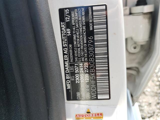 WDDHF5KB3GB308796 - 2016 MERCEDES-BENZ E 350 WHITE photo 12