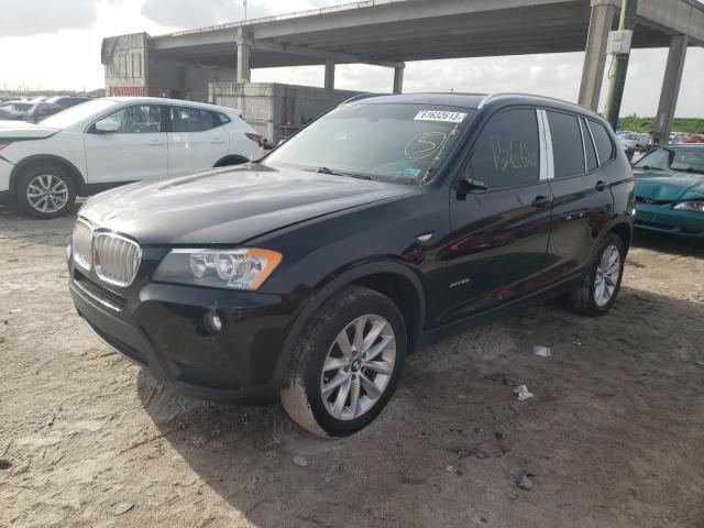 5UXWX9C58D0D06758 - 2013 BMW X3 XDRIVE28I BLACK photo 1