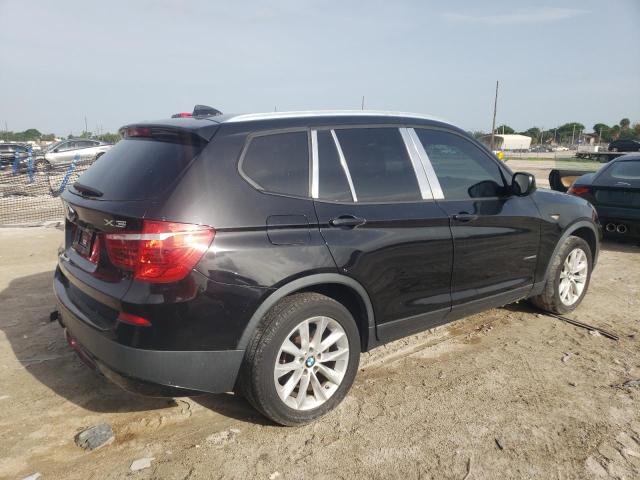 5UXWX9C58D0D06758 - 2013 BMW X3 XDRIVE28I BLACK photo 3