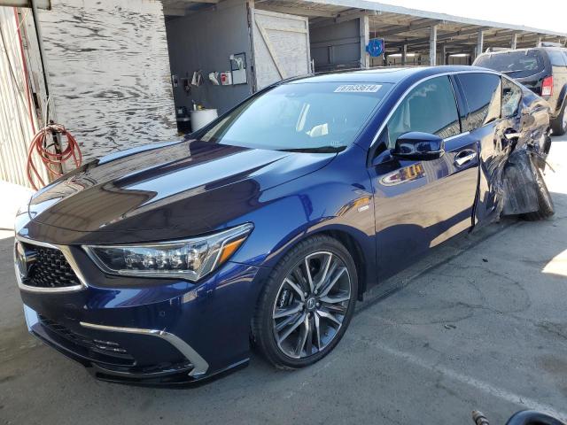 JH4KC2F98LC000279 - 2020 ACURA RLX SPORT HYBRID ADVANCE BLUE photo 1