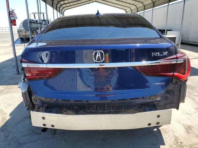 JH4KC2F98LC000279 - 2020 ACURA RLX SPORT HYBRID ADVANCE BLUE photo 6