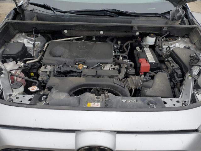 2T3W1RFV8KW034362 - 2019 TOYOTA RAV4 XLE SILVER photo 11