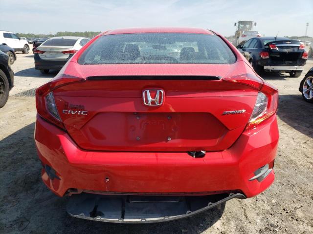 2HGFC2F81KH517091 - 2019 HONDA CIVIC SPORT 红色 照片 6