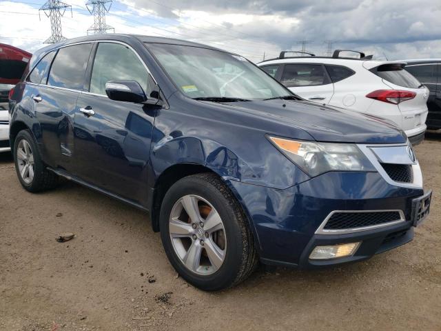 2HNYD2H33CH546688 - 2012 ACURA MDX TECHNOLOGY BLUE photo 4