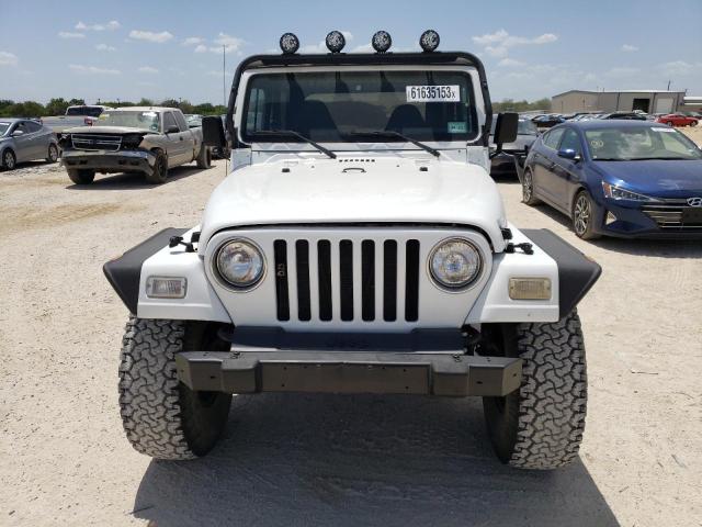 1J4FY29P4WP703366 - 1998 JEEP WRANGLER / SE WHITE photo 5