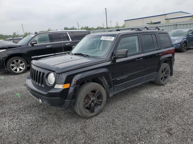 1C4NJRAB4CD685804 - 2012 JEEP PATRIOT BLACK photo 1