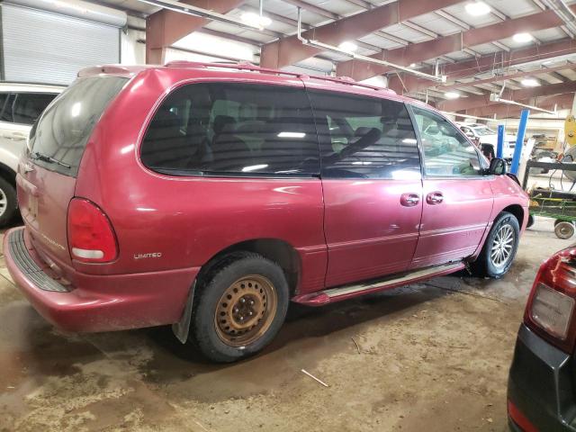 1C4GP64L6XB872540 - 1999 CHRYSLER TOWN & COU LIMITED BURGUNDY photo 3