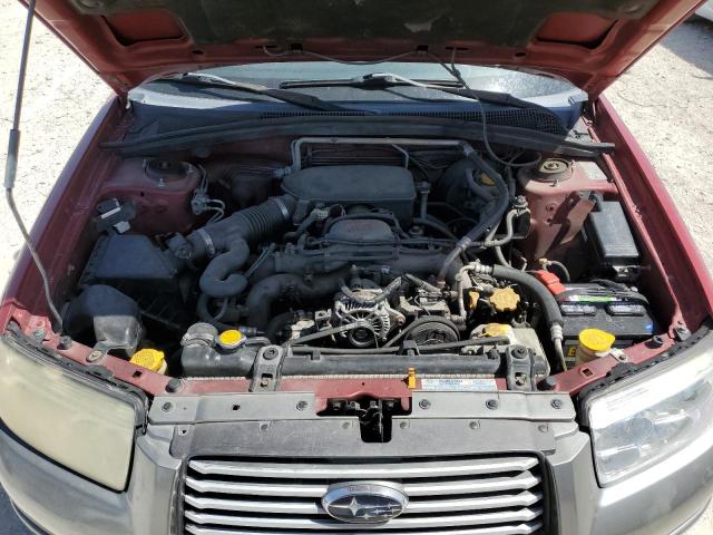 JF1SG67676H748536 - 2006 SUBARU FORESTER 2.5X LL BEAN RED photo 12