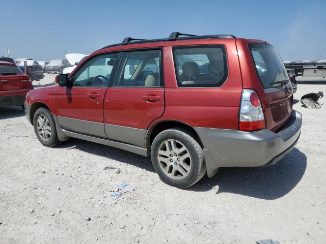 JF1SG67676H748536 - 2006 SUBARU FORESTER 2.5X LL BEAN RED photo 2