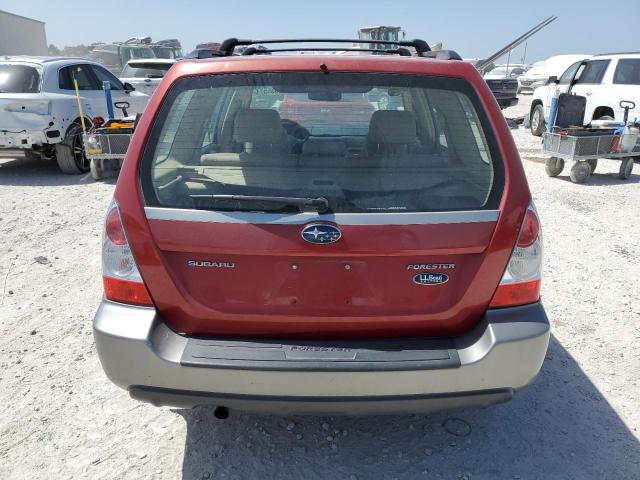 JF1SG67676H748536 - 2006 SUBARU FORESTER 2.5X LL BEAN RED photo 6