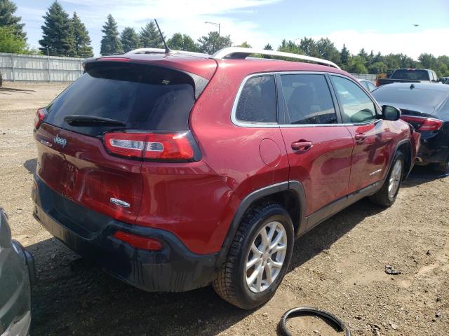 1C4PJMCB6GW245294 - 2016 JEEP CHEROKEE LATITUDE BURGUNDY photo 3