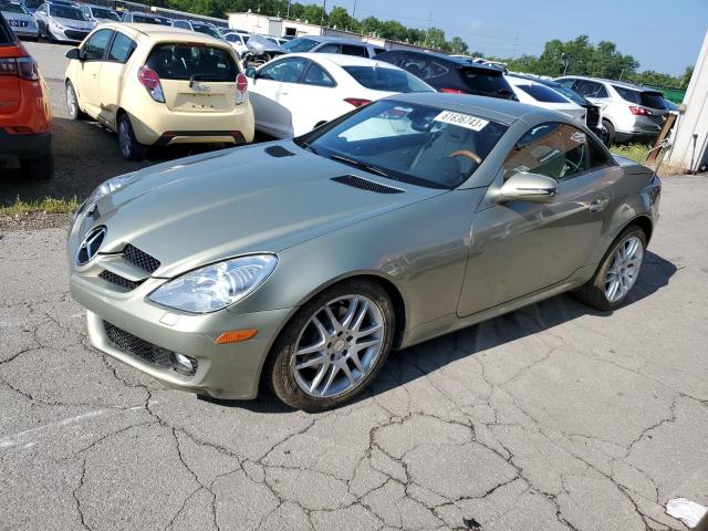 WDBWK54F69F214533 - 2009 MERCEDES-BENZ SLK 300 GREEN photo 1