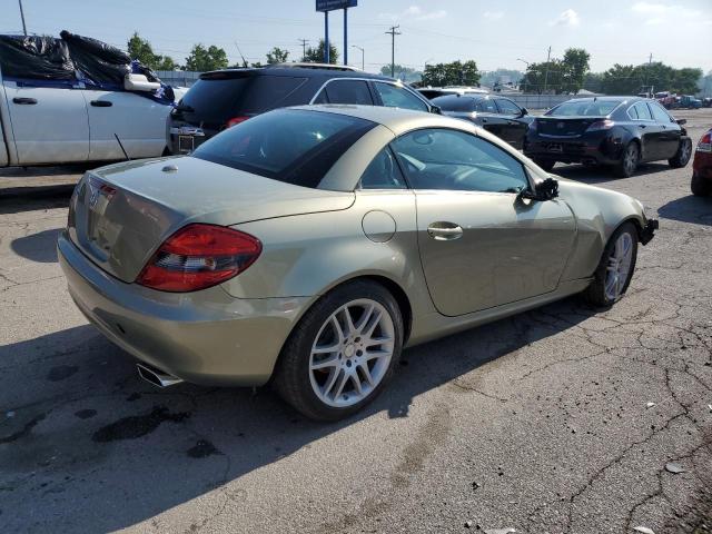 WDBWK54F69F214533 - 2009 MERCEDES-BENZ SLK 300 GREEN photo 3