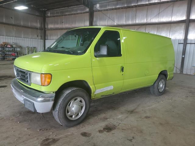 1FTNE24W13HB37729 - 2003 FORD ECONOLINE E250 VAN GREEN photo 1