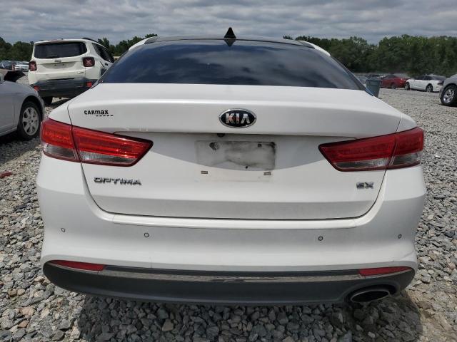 5XXGU4L30JG204880 - 2018 KIA OPTIMA EX WHITE photo 6