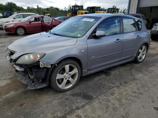 JM1BK143051302208 - 2005 MAZDA 3 HATCHBACK SILVER photo 1