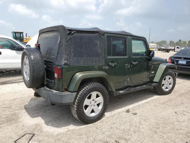 1J4GA59167L101759 - 2007 JEEP WRANGLER SAHARA GREEN photo 3