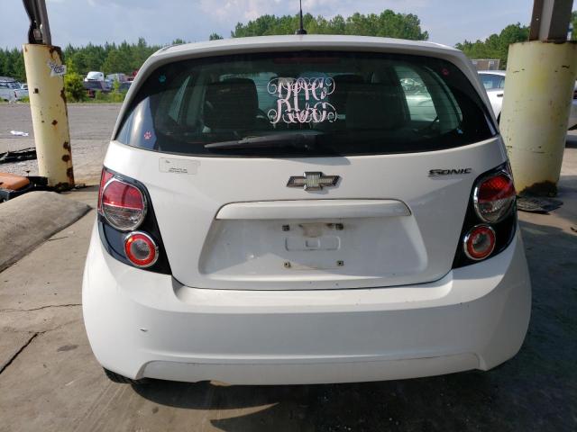 1G1JA6SH2C4162306 - 2012 CHEVROLET SONIC LS 白色 照片 6