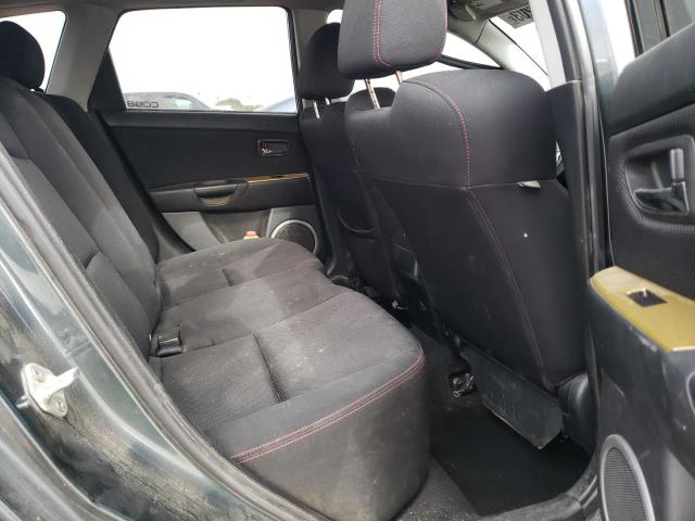 JM1BK34L381171680 - 2008 MAZDA SPEED 3 GRAY photo 10