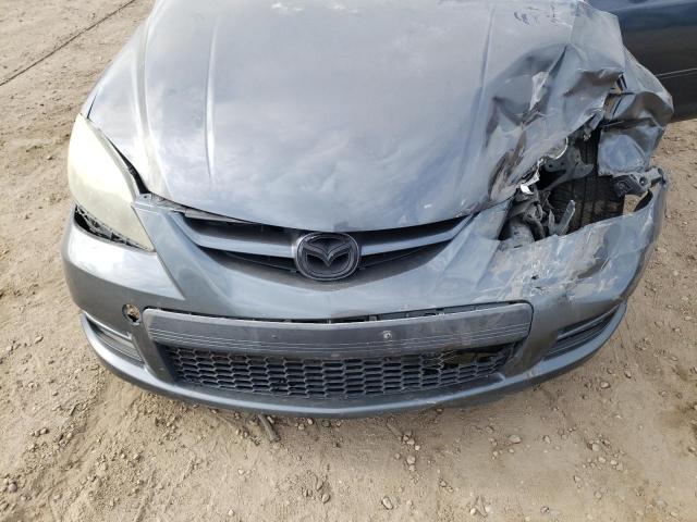 JM1BK34L381171680 - 2008 MAZDA SPEED 3 GRAY photo 11