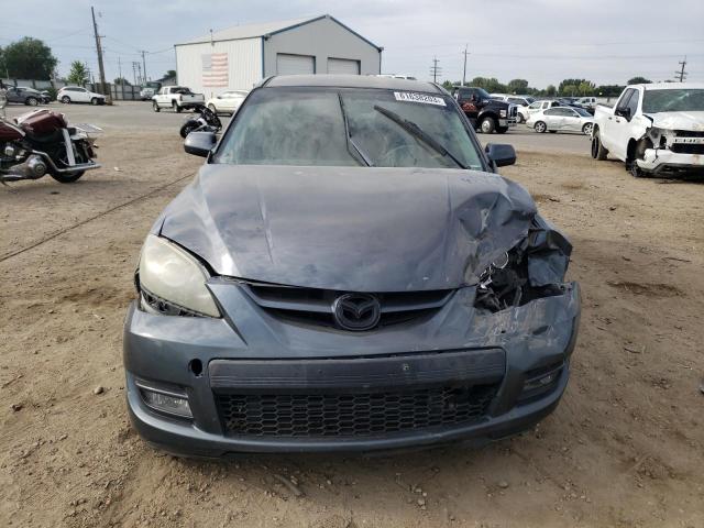 JM1BK34L381171680 - 2008 MAZDA SPEED 3 GRAY photo 5