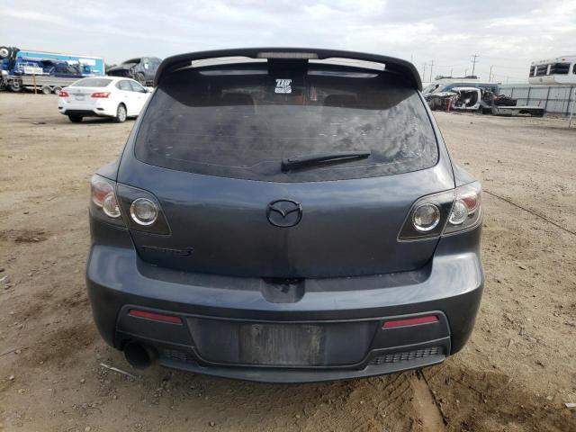 JM1BK34L381171680 - 2008 MAZDA SPEED 3 GRAY photo 6