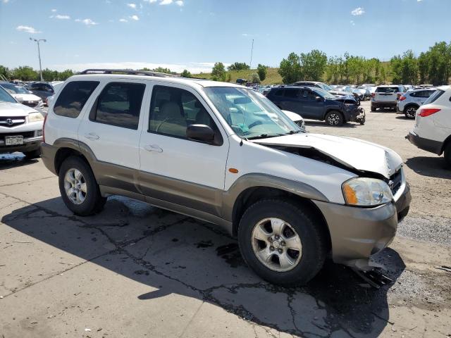 4F2CU08111KM20760 - 2001 MAZDA TRIBUTE LX WHITE photo 4