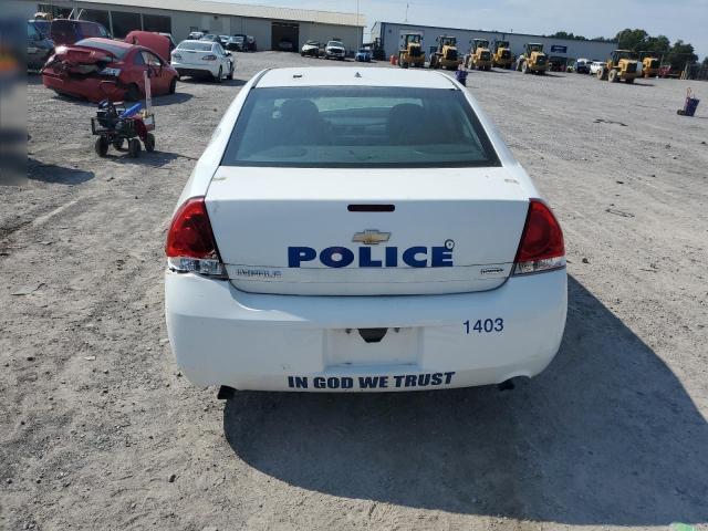 2G1WD5E31E1159001 - 2014 CHEVROLET IMPALA LIM POLICE WHITE photo 6