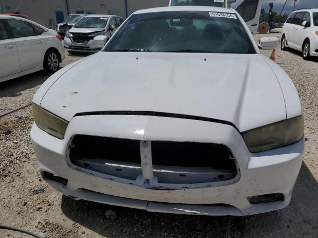 2C3CDXHG4DH574229 - 2013 DODGE CHARGER SXT WHITE photo 5