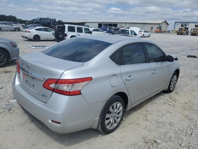 3N1AB7AP7EL681113 - 2014 NISSAN SENTRA S SILVER photo 3