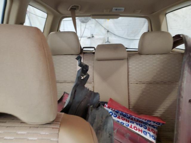 JF1SG65685H727924 - 2005 SUBARU FORESTER 2.5XS Կարմիր լուսանկար 10