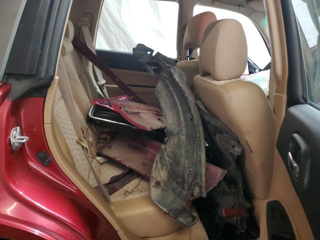 JF1SG65685H727924 - 2005 SUBARU FORESTER 2.5XS Կարմիր լուսանկար 11