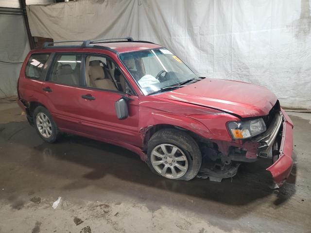 JF1SG65685H727924 - 2005 SUBARU FORESTER 2.5XS Կարմիր լուսանկար 4