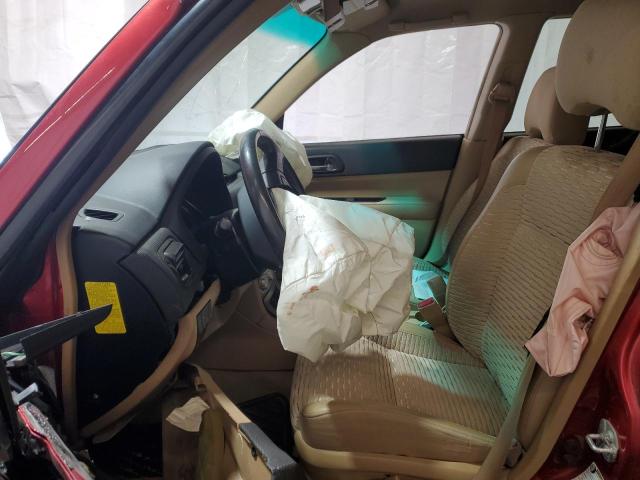 JF1SG65685H727924 - 2005 SUBARU FORESTER 2.5XS Կարմիր լուսանկար 7