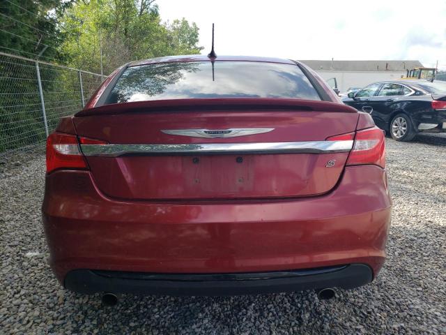 1C3CCBCG4EN192952 - 2014 CHRYSLER 200 LIMITED RED photo 6