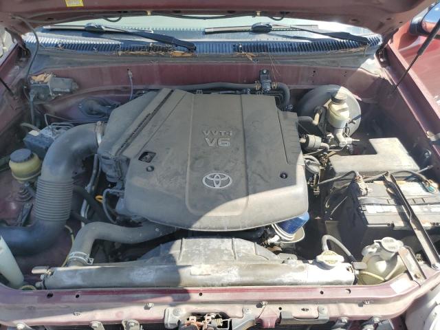 5TBRU34126S478239 - 2006 TOYOTA TUNDRA ACCESS CAB SR5 RED photo 11