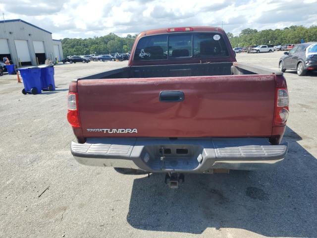 5TBRU34126S478239 - 2006 TOYOTA TUNDRA ACCESS CAB SR5 RED photo 6