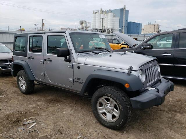 1C4BJWDG0HL591537 - 2017 JEEP WRANGLER U SPORT SILVER photo 4