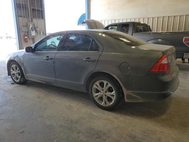 3FAHP0HA3CR435942 - 2012 FORD FUSION SE GRAY photo 2