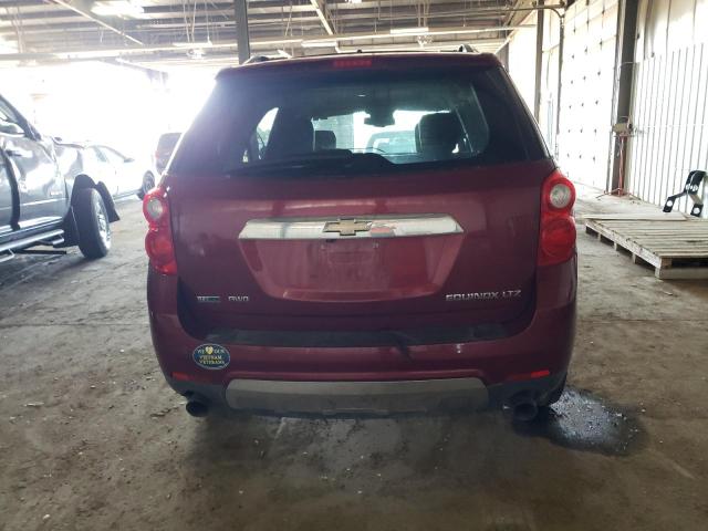 2GNFLGE58C6264116 - 2012 CHEVROLET EQUINOX LTZ RED photo 6