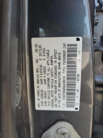 1HGCP25489A008016 - 2009 HONDA ACCORD LXP GRAY photo 12