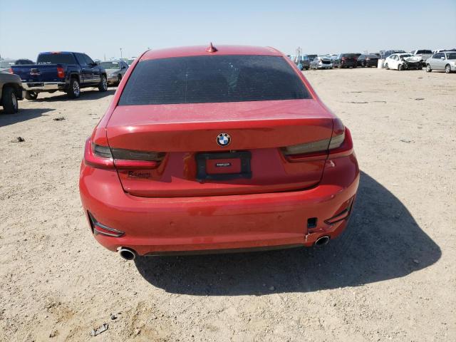 WBA5R1C01LFH77303 - 2020 BMW 330I RED photo 6