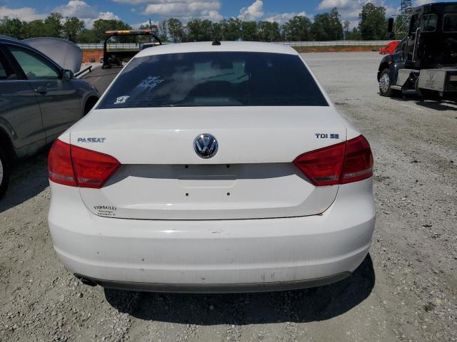 1VWBN7A31DC102064 - 2013 VOLKSWAGEN PASSAT SE Beyaz fotoğraf 6