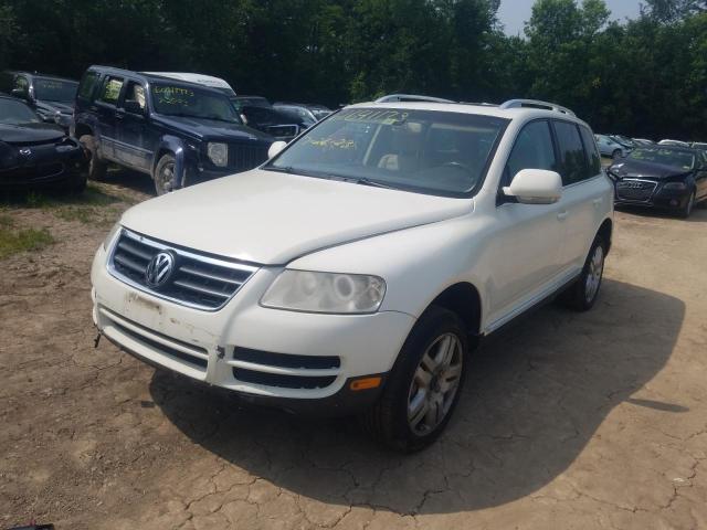 WVGZE77L17D024016 - 2006 VOLKSWAGEN TOUAREG V6 WHITE photo 1