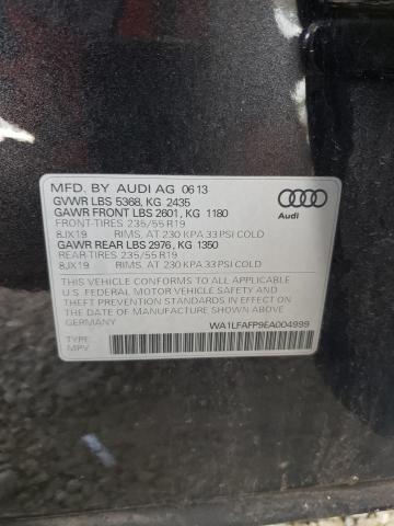 WA1LFAFP9EA004999 - 2014 AUDI Q5 PREMIUM PLUS CHARCOAL photo 13