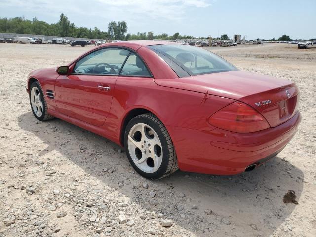 WDBSK75F34F084146 - 2004 MERCEDES-BENZ SL 500 RED photo 2