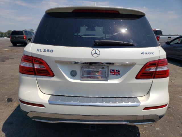 4JGDA5HB7DA202525 - 2013 MERCEDES-BENZ ML 350 4MATIC WHITE photo 6